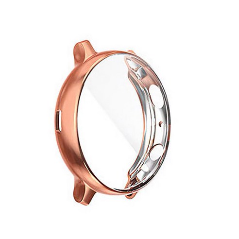 알피나케이스 갤럭시워치 액티브2 TPU 풀커버 케이스 44mm, 로즈골드