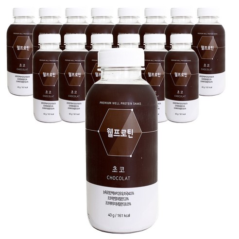 웰프로틴 초코, 40g, 15개