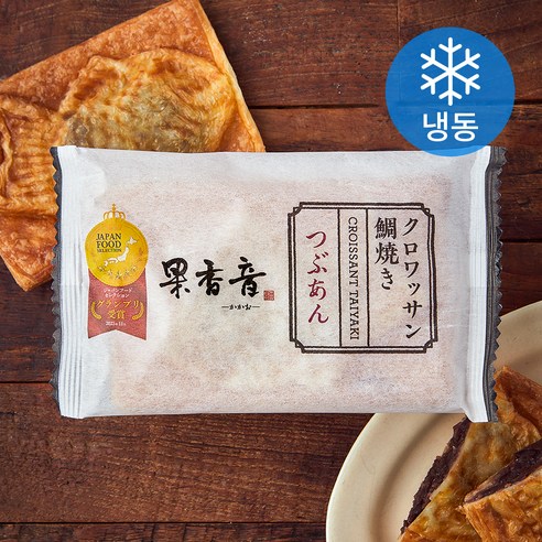 크로와상 타이야끼 단팥 붕어빵 (냉동), 80g, 1개입, 1개