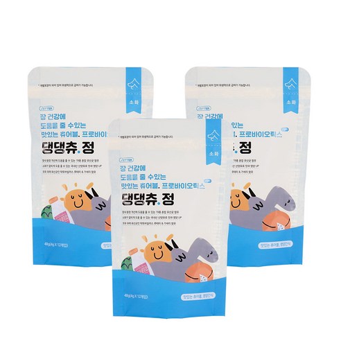 베터 반려동물 댕댕츄정 영양제 12p, 12회분, 장건강/유산균, 3개