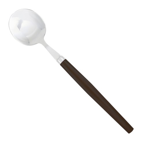 아뻬티 브릴로 컬러 디저트 스푼, 다크 브라운, 1개