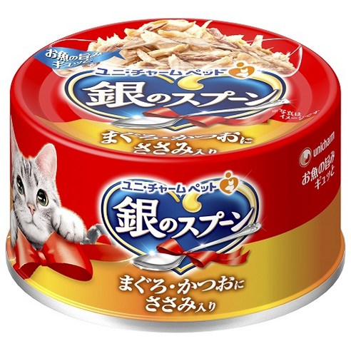 긴노스푼 고양이 간식캔, 70g, 1개