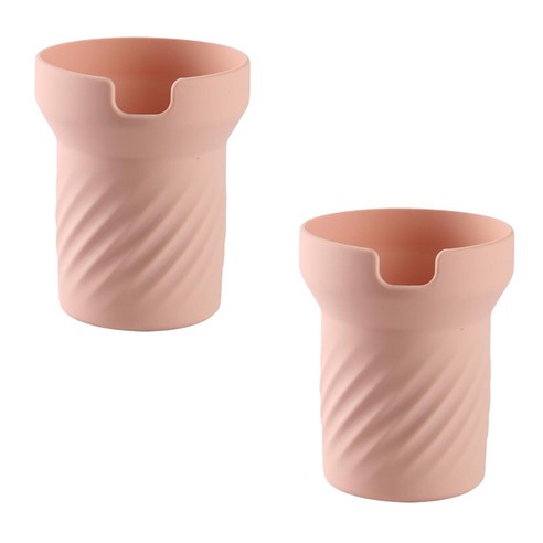 블럭마트 코스터 텀블러 보호커버 900ml, 베이비핑크, 2개