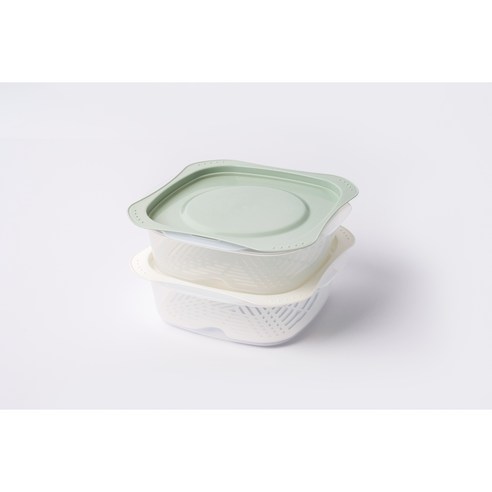 건강하고 맛있는 다양한 요리를 위한 편리한 전자레인지용 찜기 채반