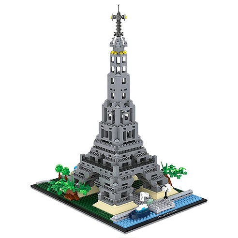LOZ 미니 나노블럭 에펠탑, 혼합색상