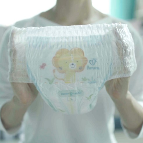 아이의 편안함과 부모의 만족을 동시에! 팸퍼스 베이비드라이 팬티형 기저귀