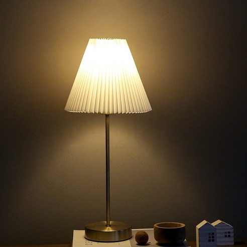 저렴한 가격으로 침실 분위기를 확 바꿔주는 마켓비 주름 스탠드등갓 D22 솔직 후기