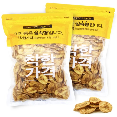 견과공장 구운 바나나칩 800g, 2개, 400g