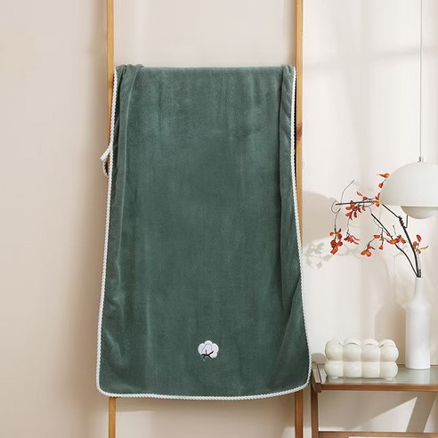 원이네 솜사탕 스위트 바스타월 300g, 그린, 1개