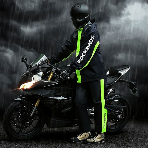 락브로스 레인자켓 YPY020 + 바지 비옷 바람막이 오토바이 자전거 우비 우의 YPK037