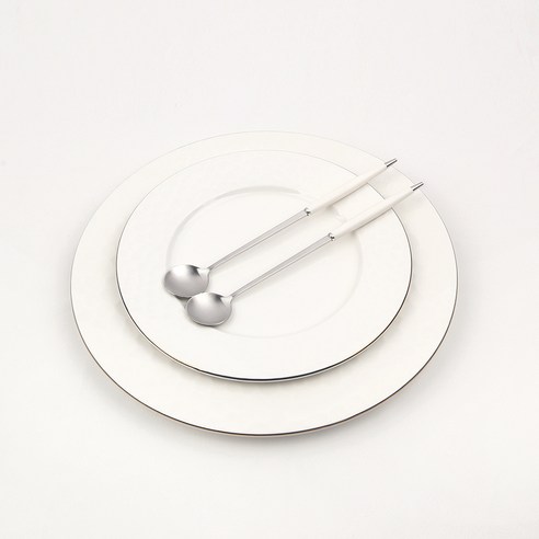 보겐 몽블랑 큐티 커트러리 롱스푼, 화이트, 2개