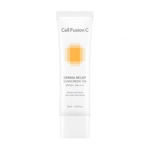 셀퓨전씨 더마 릴리프 썬스크린 100 SPF50+ PA++++, 50ml, 2개