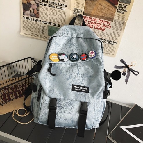 대용량 데일리 백팩+가방고리 HL71