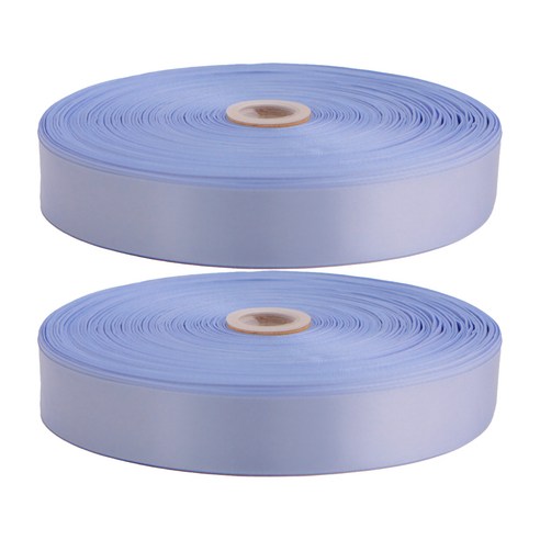 아이엔피 공단리본 25mm 2p, 소라색(25A082), 90m