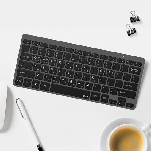 간결한 디자인, 안정적인 연결성, 편안한 타이핑 경험이 어우러진 코시 블루투스 멀티페어링 무선 텐키리스 키보드