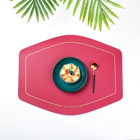 유니크한 디자인 테이블 매트 2p, TYPE 04, 45 x 23 cm