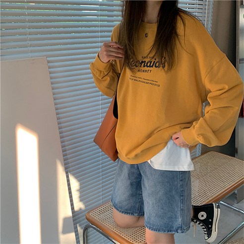 女裝 女式運動衫 女式 T 卹 女式襯衫 女式上衣 女式針織衫 寬鬆 T 卹 寬鬆 T 卹 秋季運動衫 冬季運動衫