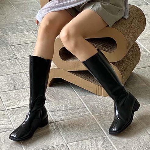 여성용 블랙101 조엘 롱부츠 C157_C9320