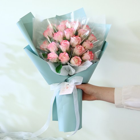 향기롭고 고급스러우며 내구성 뛰어난 센트바스켓 플라워 비누꽃 장미 돈꽃다발