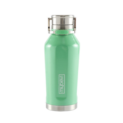 마이베비 콰트로 캔틴 캐리핸들 텀블러, 290ml, 파라다이스그린