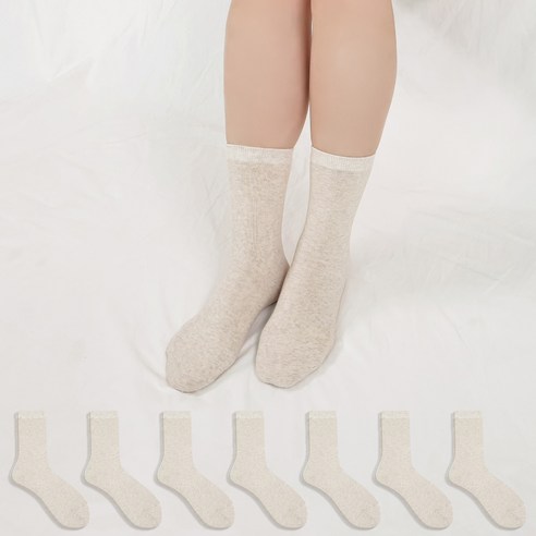 구냥씩 여성용 데일리 무지 장목양말 8켤레 구냥씩 여성용 데일리 무지 장목양말 8켤레