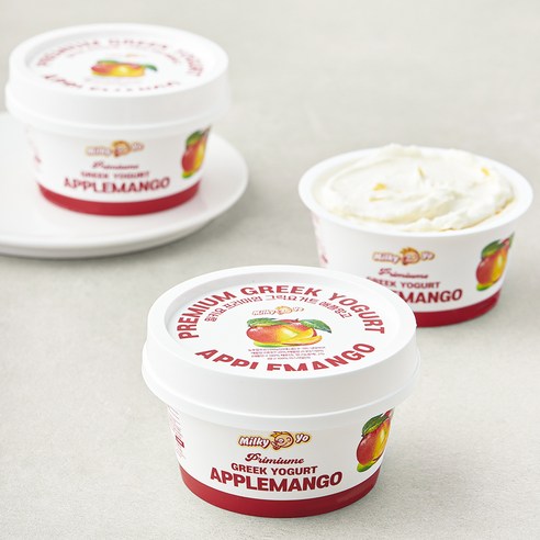 밀키요 프리미엄 그릭 요거트 애플망고, 100g, 1개입, 3개