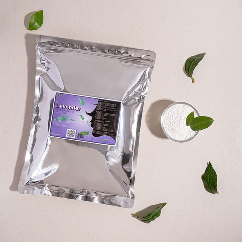 천연 라벤더 추출물로 피부를 진정하고 보습하는 뿌띠 라벤더 모델링팩
