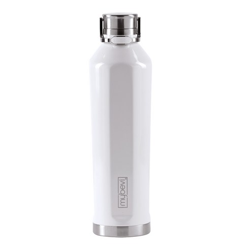 마이베비 콰트로 캔틴 캐리핸들 텀블러, 740ml, 화이트 스파클