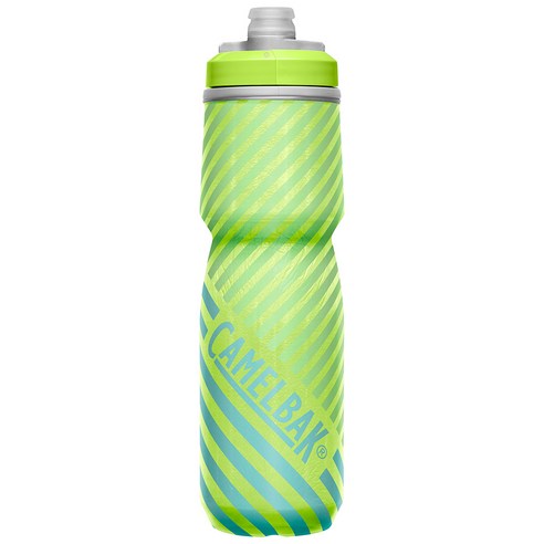 카멜백 포디엄 칠 물병, Lime Blue Stripe, 710ml, 1개