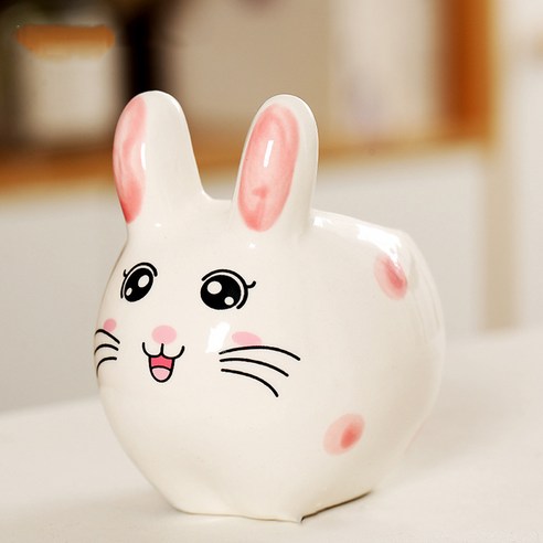 블루리빙 토끼모양 화분 3, 혼합색상
