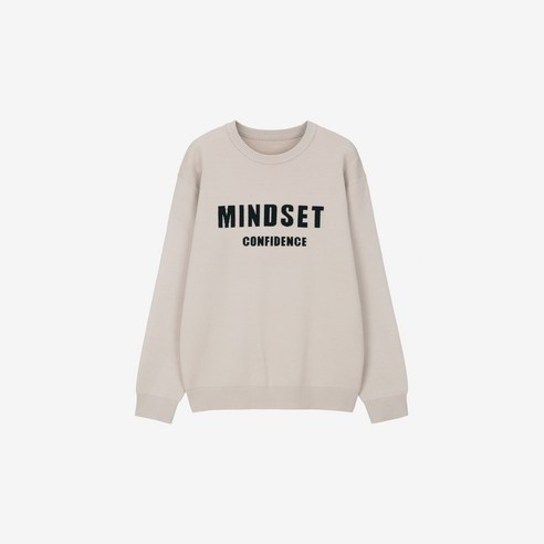 마인드브릿지 남성용 두굿 레터링 니트 MXKT7105