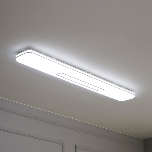 원하 LED 투라인 주방 2등 50W, 화이트