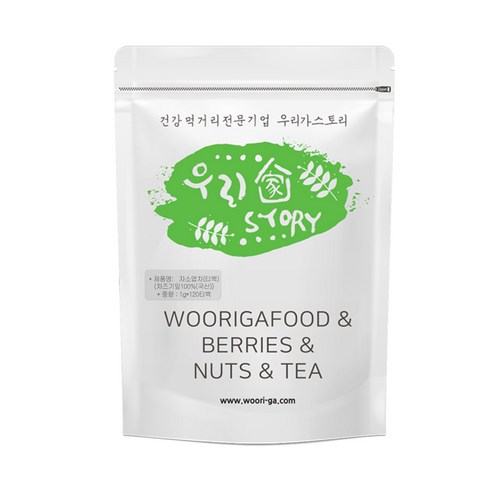 우리가스토리 국산 자소엽차 티백, 1g, 120개입, 2개