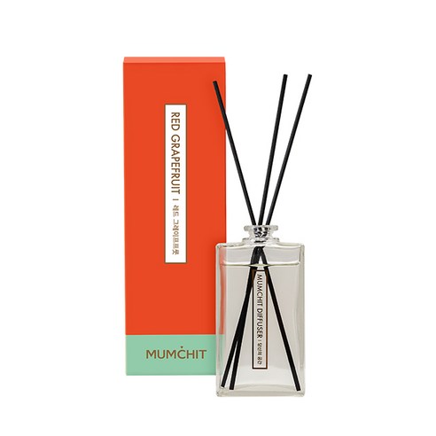 멈칫 디퓨저 130ml, 레드 그레이프프룻, 1세트