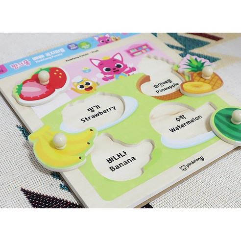 謎題  兒童的  實木  水果  toddler kids  嬰兒  KIDS  KID  孩子  孩子們