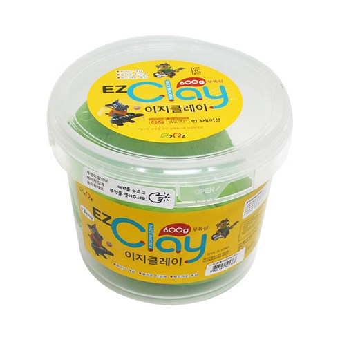 이지피아 이지클레이, 연두, 600g, 1개