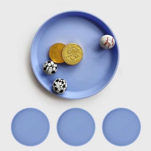 에이드엘 써클 실리콘 트레이 4p, 라벤더, 1개