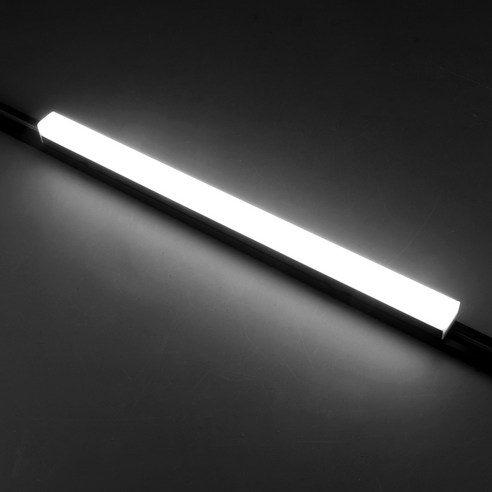 원하 삼성칩 LED 티라인 레일조명10W 6500K 600mm, 블랙(레일조명) + 주광색, 1개