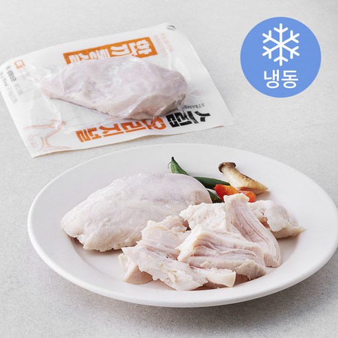 한끼통살 스팀 닭가슴살 오리지널 (냉동), 100g, 1개