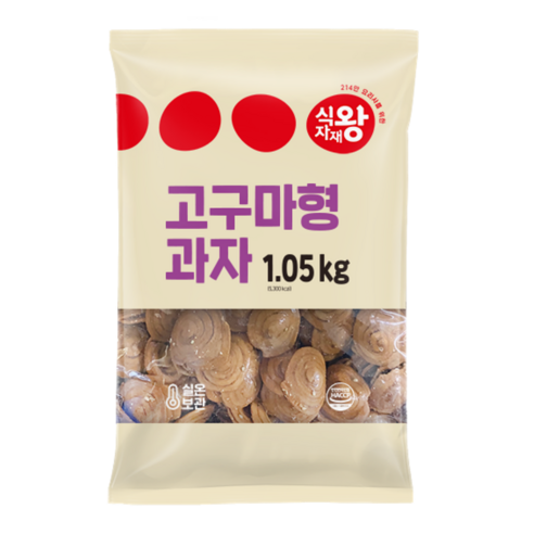 식자재왕 고구마형 스낵, 1개, 1.05kg