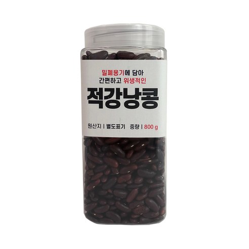 대한농산 통에담은 적강낭콩, 800g, 1개