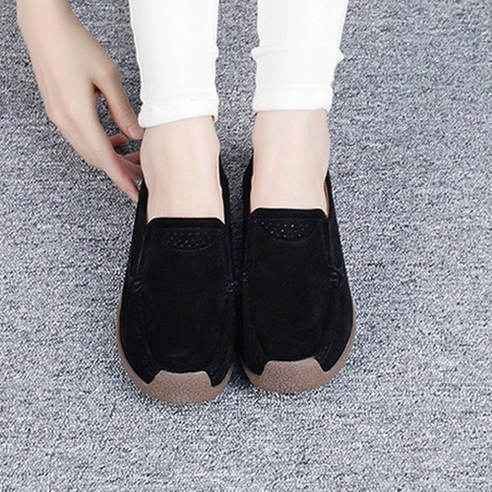코나블루 여성용 행텐 가죽 로퍼 단화 2.3cm DT3077