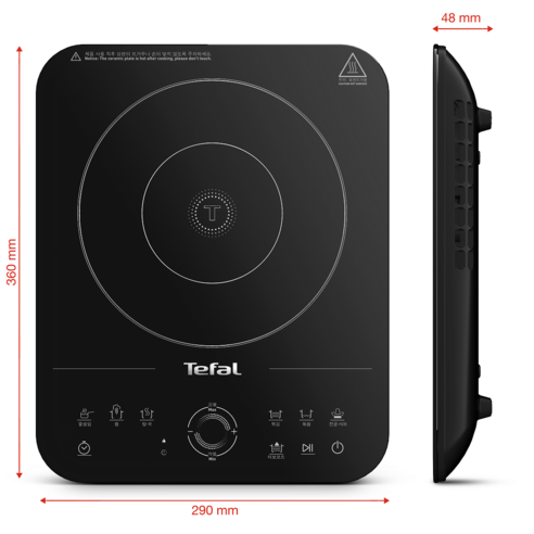 테팔 비테스 인덕션 레인지 1구 자가설치, IH7228KR, 일반형