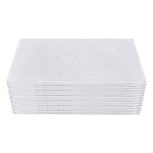 송월타올 컬러미용32 타월 90g 30수 코마사, 흰색, 50개