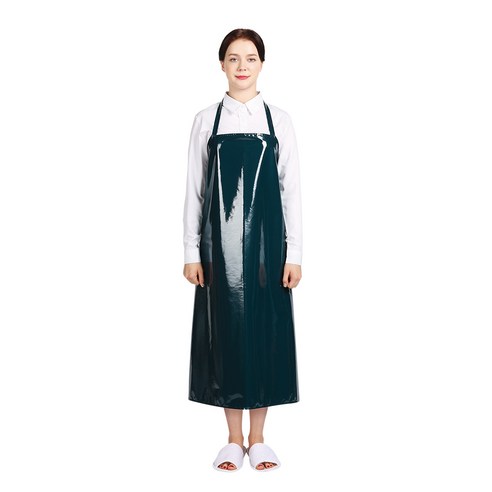 THE앞치마 단면코팅 목끈형 7부 방수 앞치마, 네이비, 1개