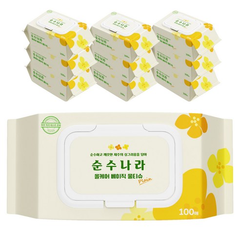 촉촉한 안심, 순수나라 올케어 베이직 물티슈로 깨끗한 일상을 시작하세요.