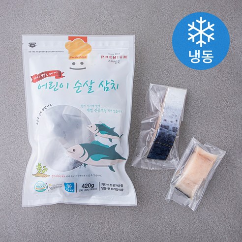 스마일쿡 어린이 순살 삼치 (냉동), 420g, 1개 어린이식품