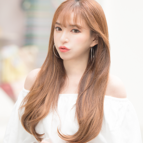 고운머리 스타일피스 볼륨C컬 부분가발 10호, 로즈브라운, 1개
