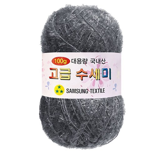 yarna 대용량 고급 수세미 100g, 129그레이, 1개
