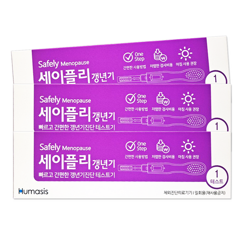 세이플리 갱년기 테스트기 3p, 3개